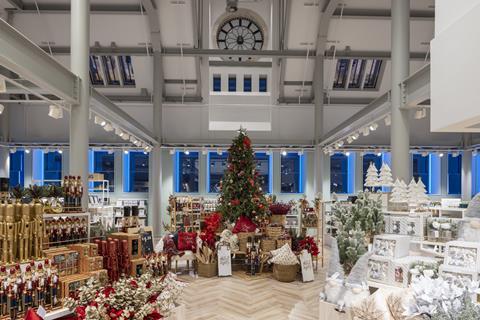 Primark Belfast Christmas trees and decorations